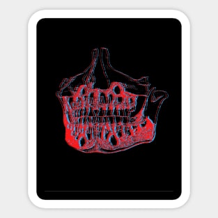 Jaw Bone A Sticker